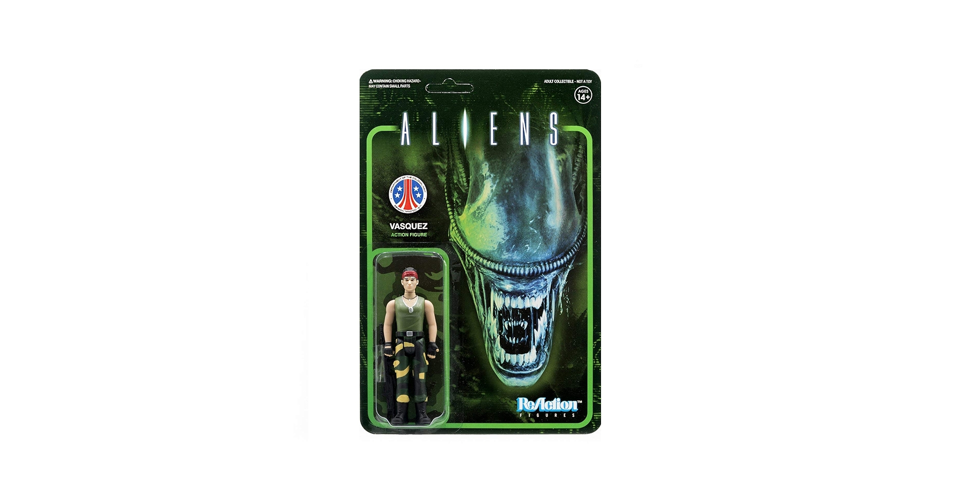 Amazon.com: Super7 Aliens Vasquez Reaction Figure 3.75